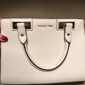 White MK Handbag like new